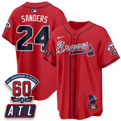 ATL 2026 60th Anniversary Baseball Jersey – Vapor Limited All Stitched