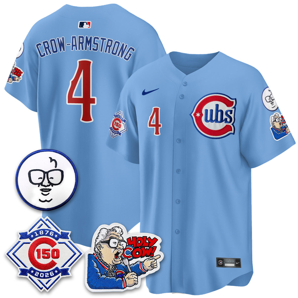 CHC 2026 Baseball Jersey – 150th Anniversary Edition – All Stitched