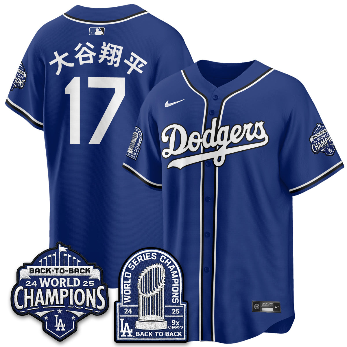 LAD 2026 Baseball Jersey – B2B Champions Style – All Stitched