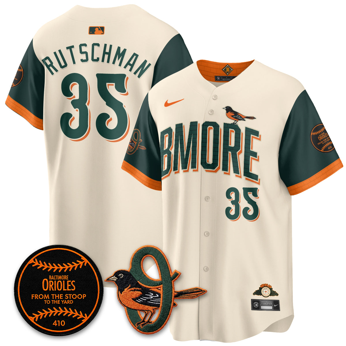 BAL BMORE 2026 City Edition Baseball Jersey – Premium All Stitched