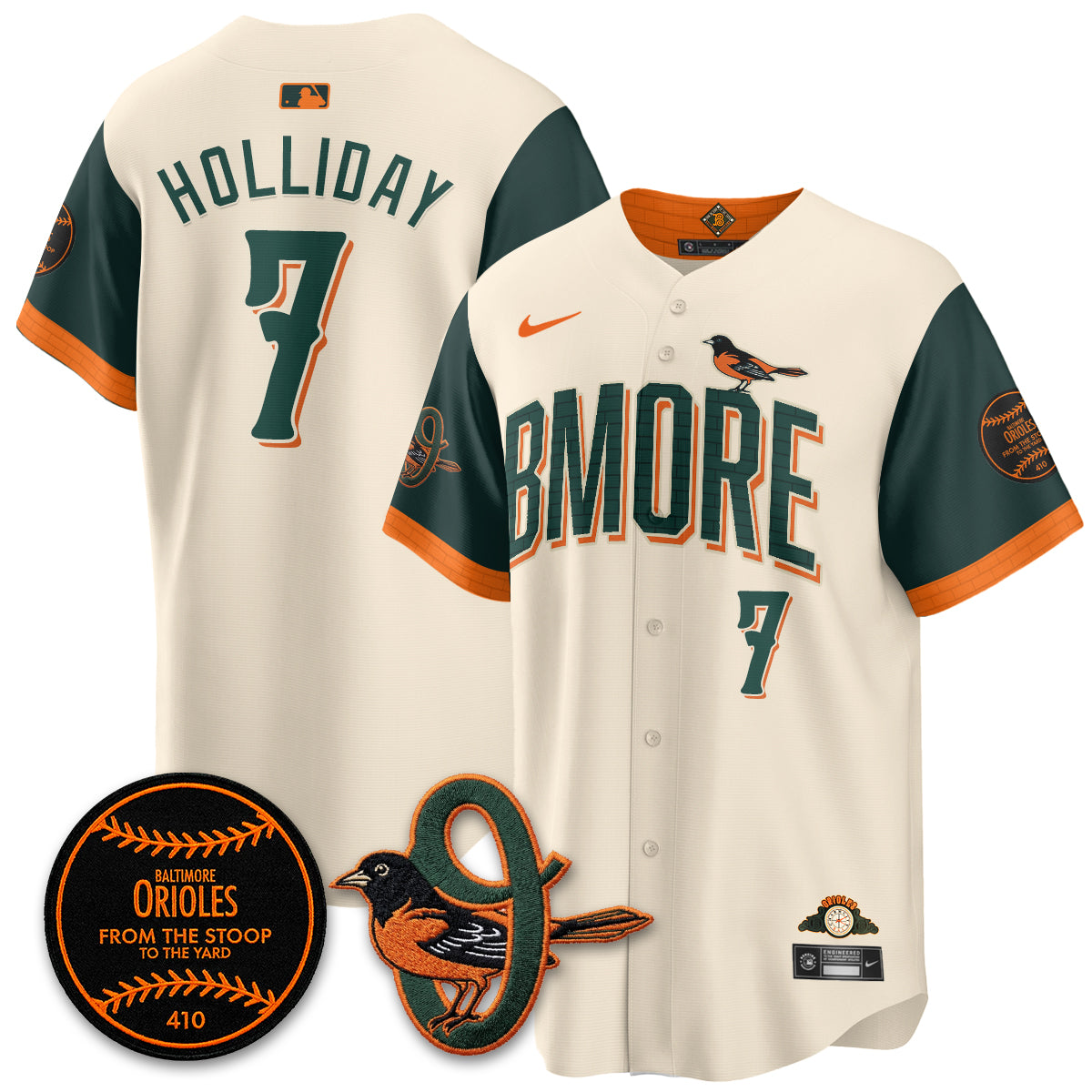 BAL BMORE 2026 City Edition Baseball Jersey – Premium All Stitched