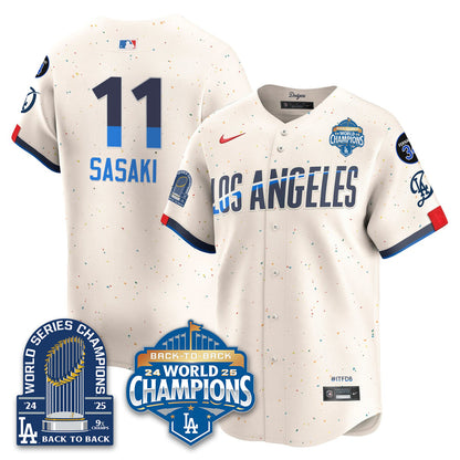 LAD 2026 Baseball Jersey – 9X Champions Commemorative Edition – All Stitched
