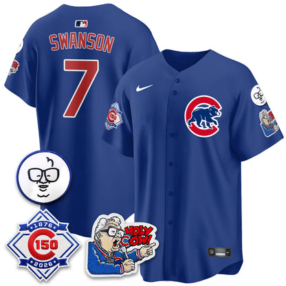 CHC 2026 Baseball Jersey – 150th Anniversary Edition – All Stitched