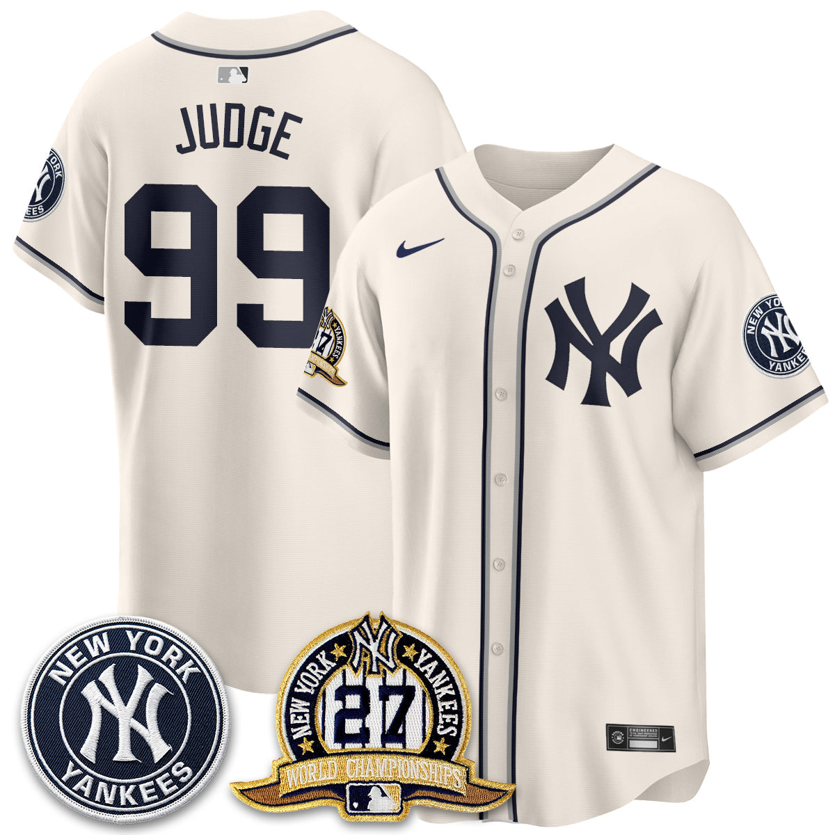 NYY 2026 Baseball Jersey – Championship Edition – All Stitched