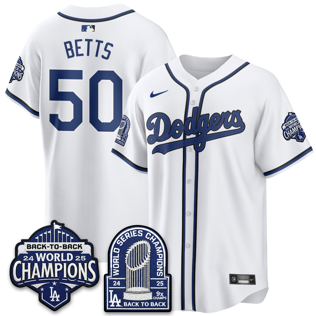 LAD 2026 Baseball Jersey – B2B Champions Style – All Stitched