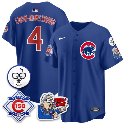 CHC 2026 Baseball Jersey – 150th Anniversary Edition – All Stitched