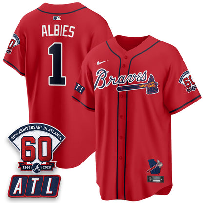 ATL 2026 60th Anniversary Baseball Jersey – Vapor Limited All Stitched