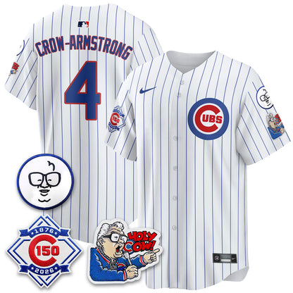 CHC 2026 Baseball Jersey – 150th Anniversary Edition – All Stitched