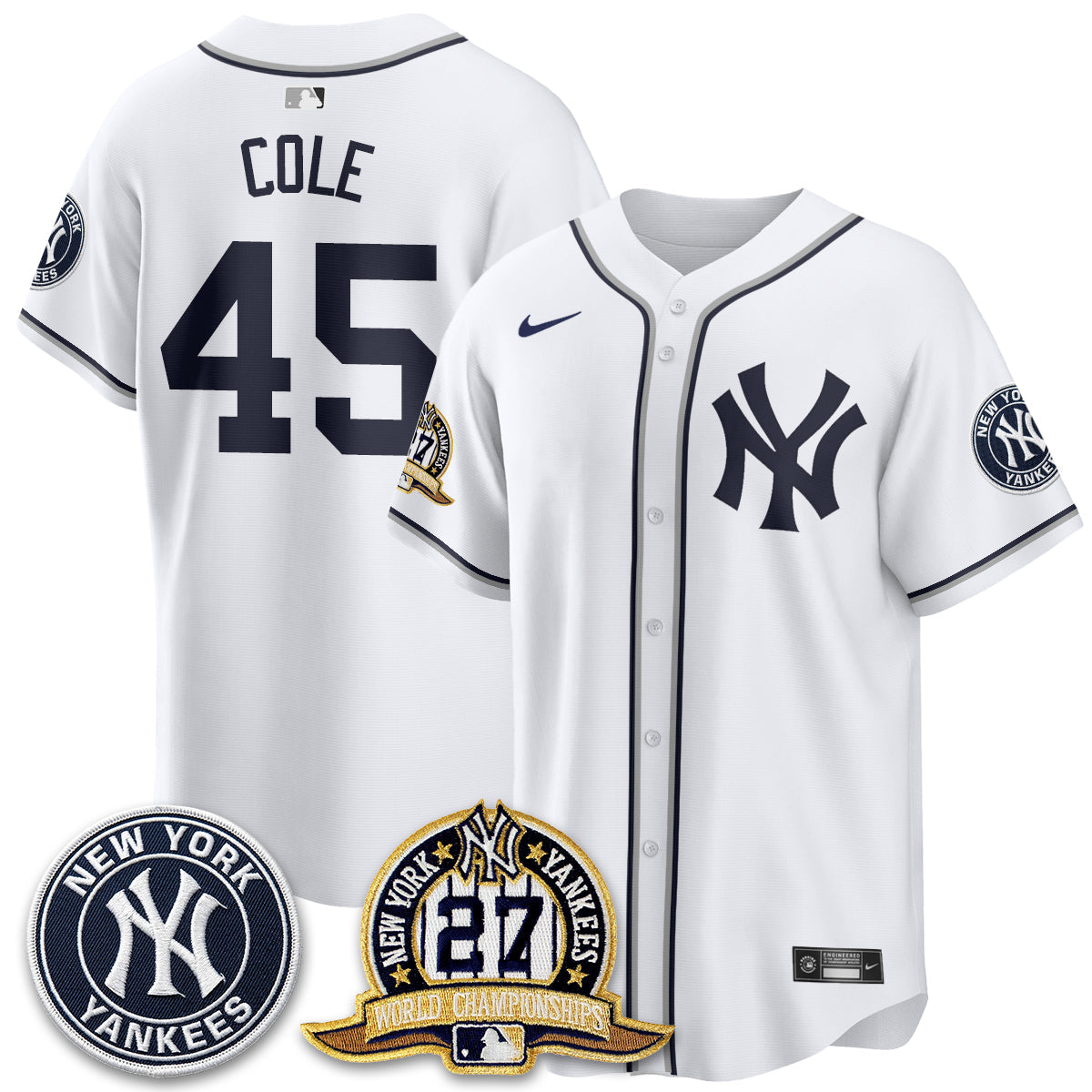 NYY 2026 Baseball Jersey – Championship Edition – All Stitched