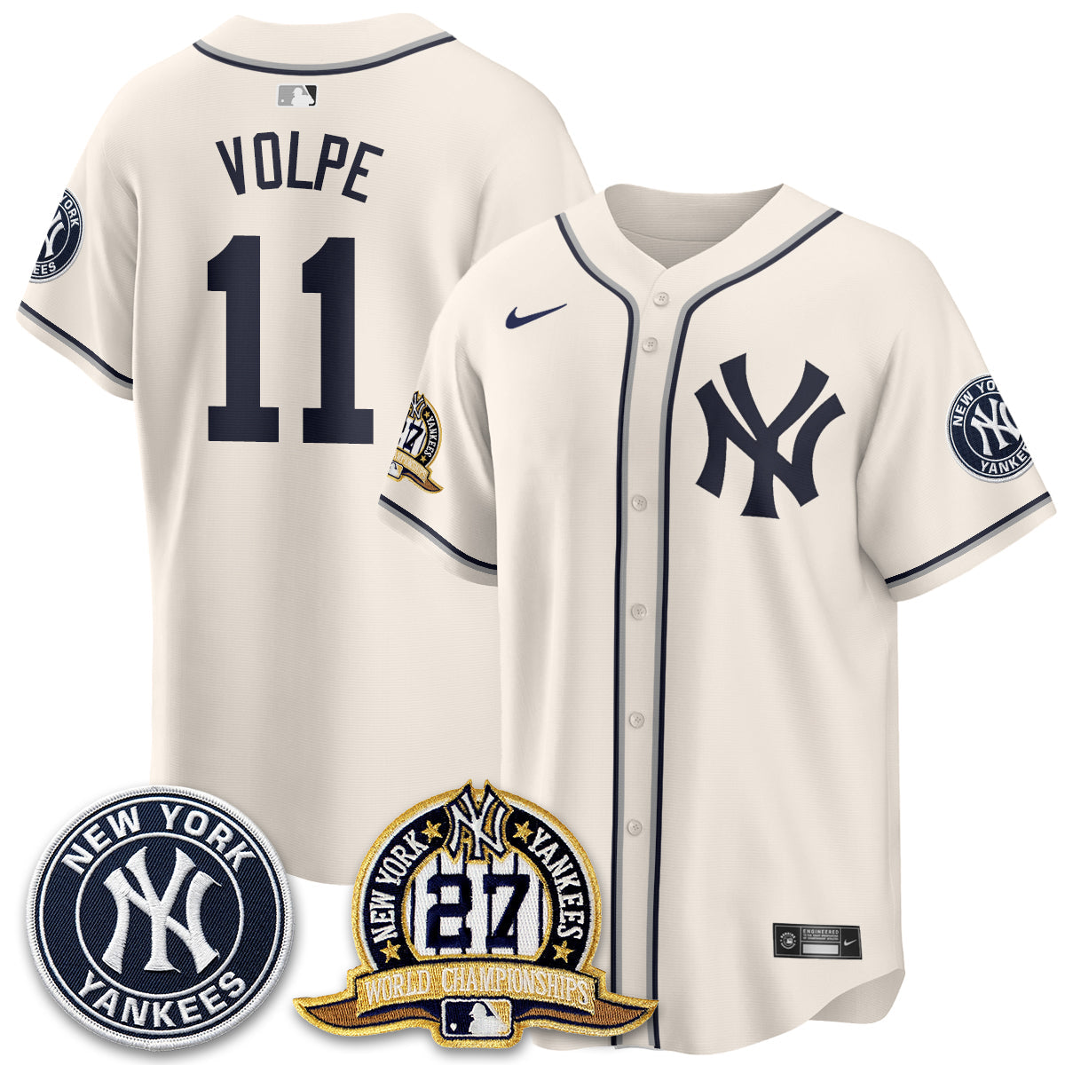 NYY 2026 Baseball Jersey – Championship Edition – All Stitched