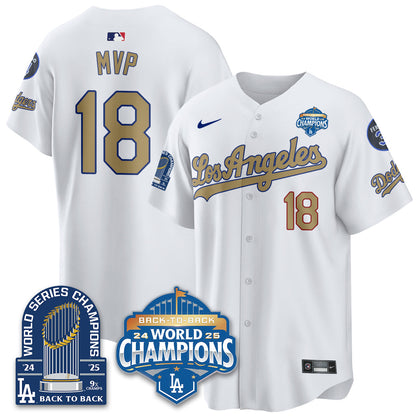 LAD 2026 Baseball Jersey – 9X Champions Commemorative Edition – All Stitched