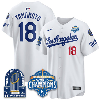 LAD 2026 Baseball Jersey – 9X Champions Commemorative Edition – All Stitched