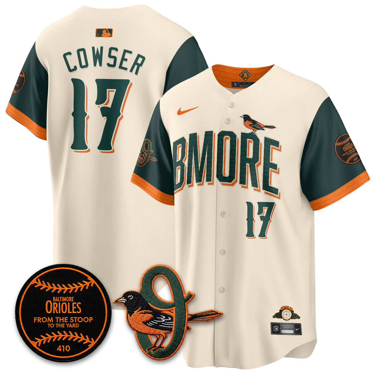 BAL BMORE 2026 City Edition Baseball Jersey – Premium All Stitched