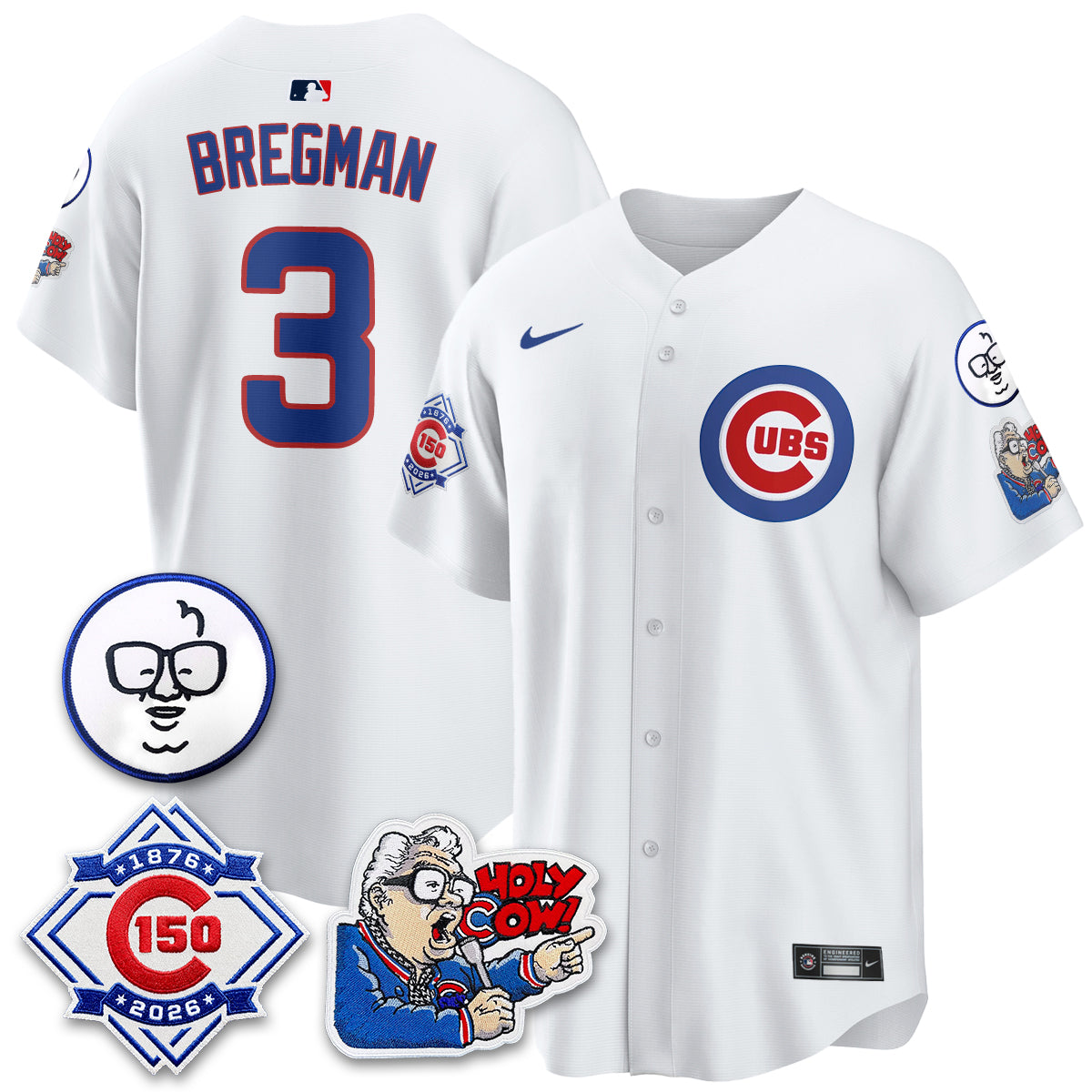 CHC 2026 Baseball Jersey – 150th Anniversary Edition – All Stitched