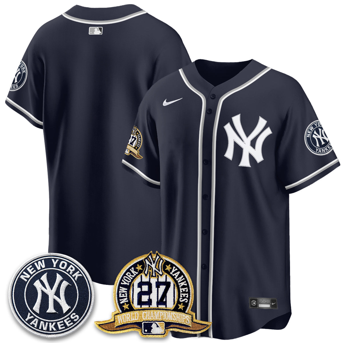 NYY 2026 Baseball Jersey – Championship Edition – All Stitched
