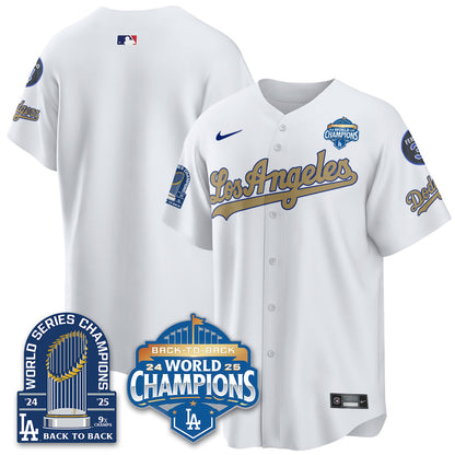 LAD 2026 Baseball Jersey – 9X Champions Commemorative Edition – All Stitched