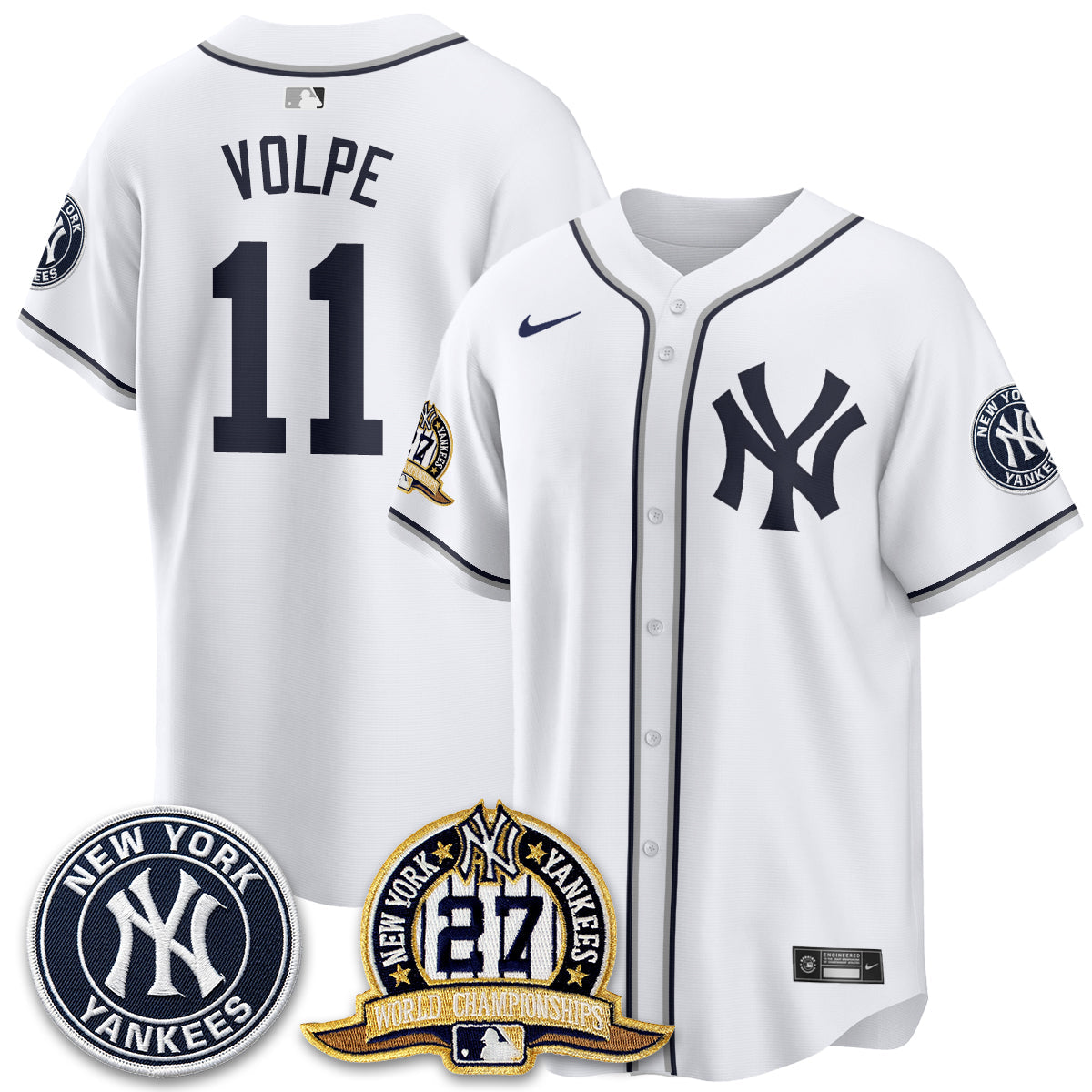 NYY 2026 Baseball Jersey – Championship Edition – All Stitched