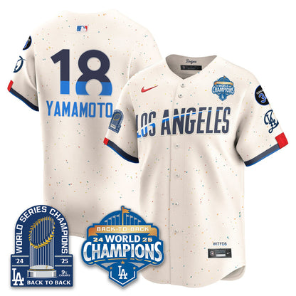 LAD 2026 Baseball Jersey – 9X Champions Commemorative Edition – All Stitched