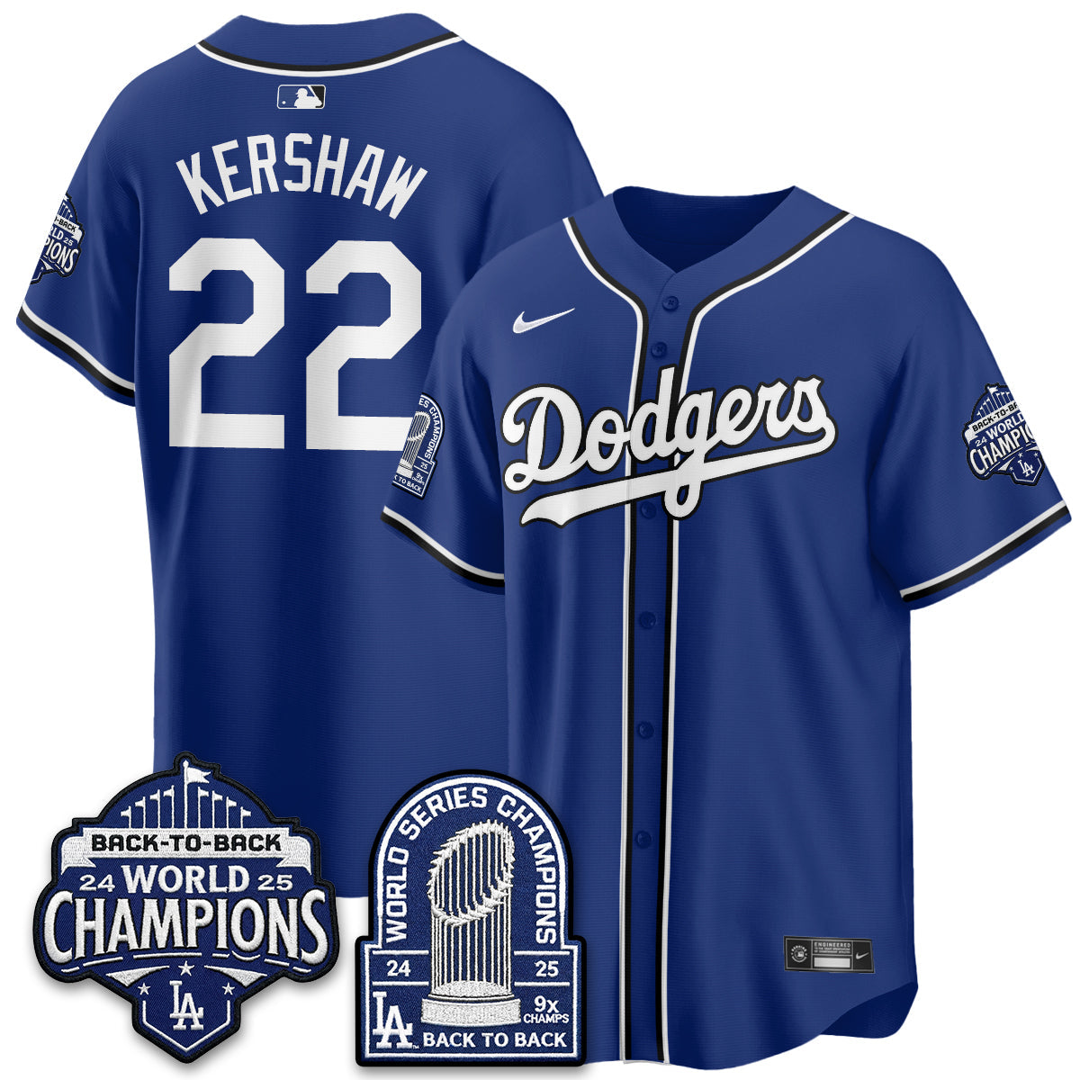 LAD 2026 Baseball Jersey – B2B Champions Style – All Stitched