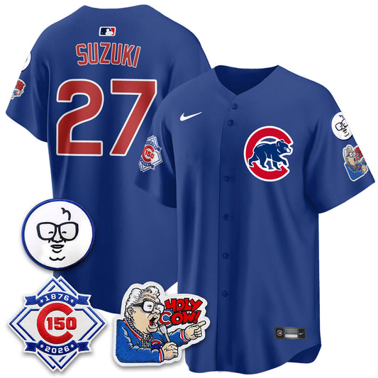 CHC 2026 Baseball Jersey – 150th Anniversary Edition – All Stitched