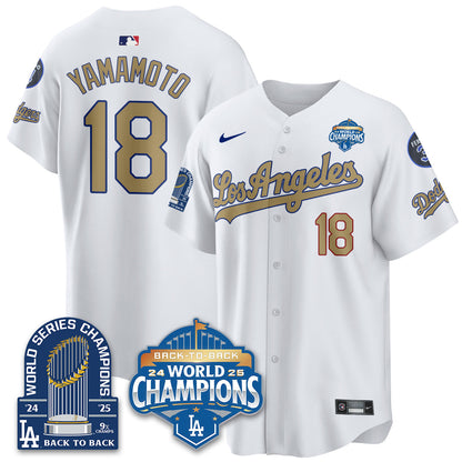 LAD 2026 Baseball Jersey – 9X Champions Commemorative Edition – All Stitched