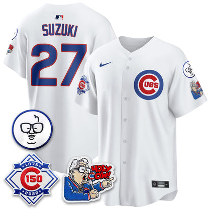 CHC 2026 Baseball Jersey – 150th Anniversary Edition – All Stitched