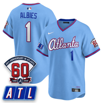 ATL 2026 City Connect 60th Anniversary Baseball Jersey – All Stitched