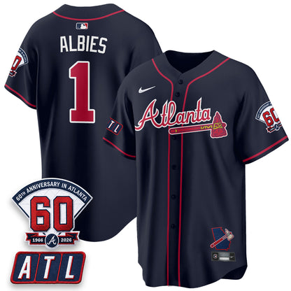ATL 2026 60th Anniversary Baseball Jersey – Vapor Limited All Stitched