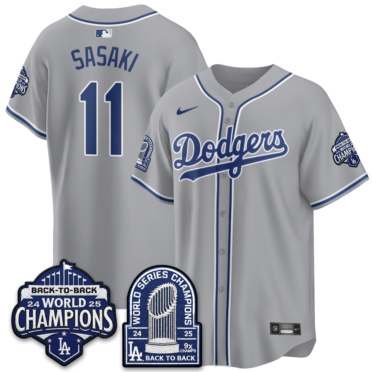 LAD 2026 Baseball Jersey – B2B Champions Style – All Stitched