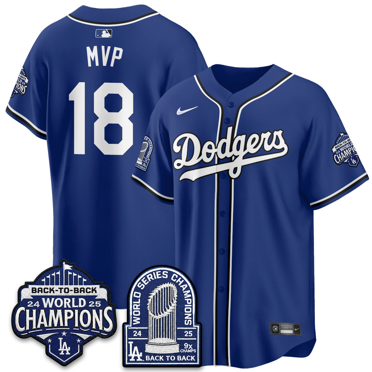 LAD 2026 Baseball Jersey – B2B Champions Style – All Stitched