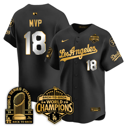 LAD 2026 Baseball Jersey – 9X Champions Commemorative Edition – All Stitched