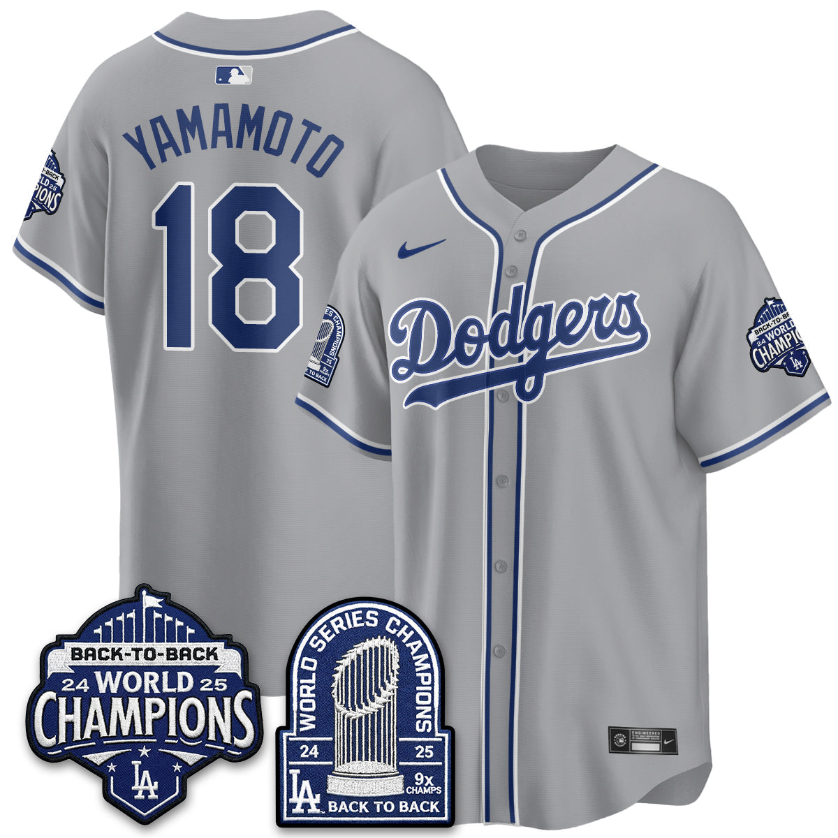 LAD 2026 Baseball Jersey – B2B Champions Style – All Stitched