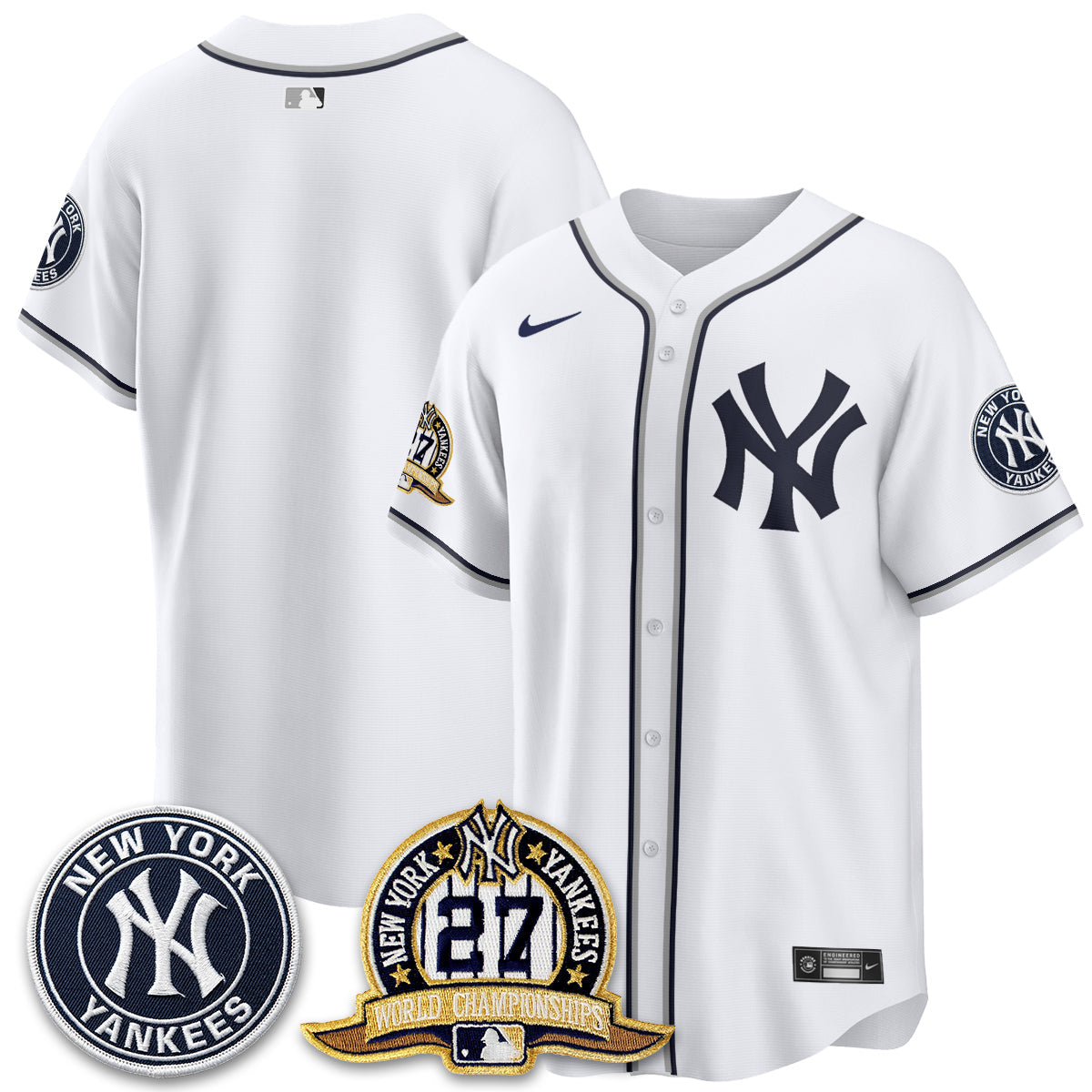 NYY 2026 Baseball Jersey – Championship Edition – All Stitched