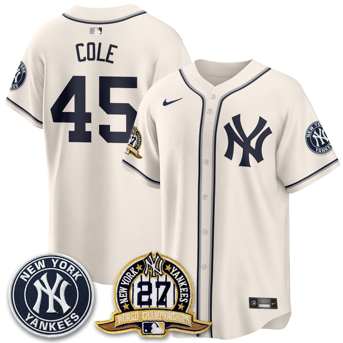 NYY 2026 Baseball Jersey – Championship Edition – All Stitched
