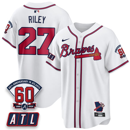 ATL 2026 60th Anniversary Baseball Jersey – Vapor Limited All Stitched