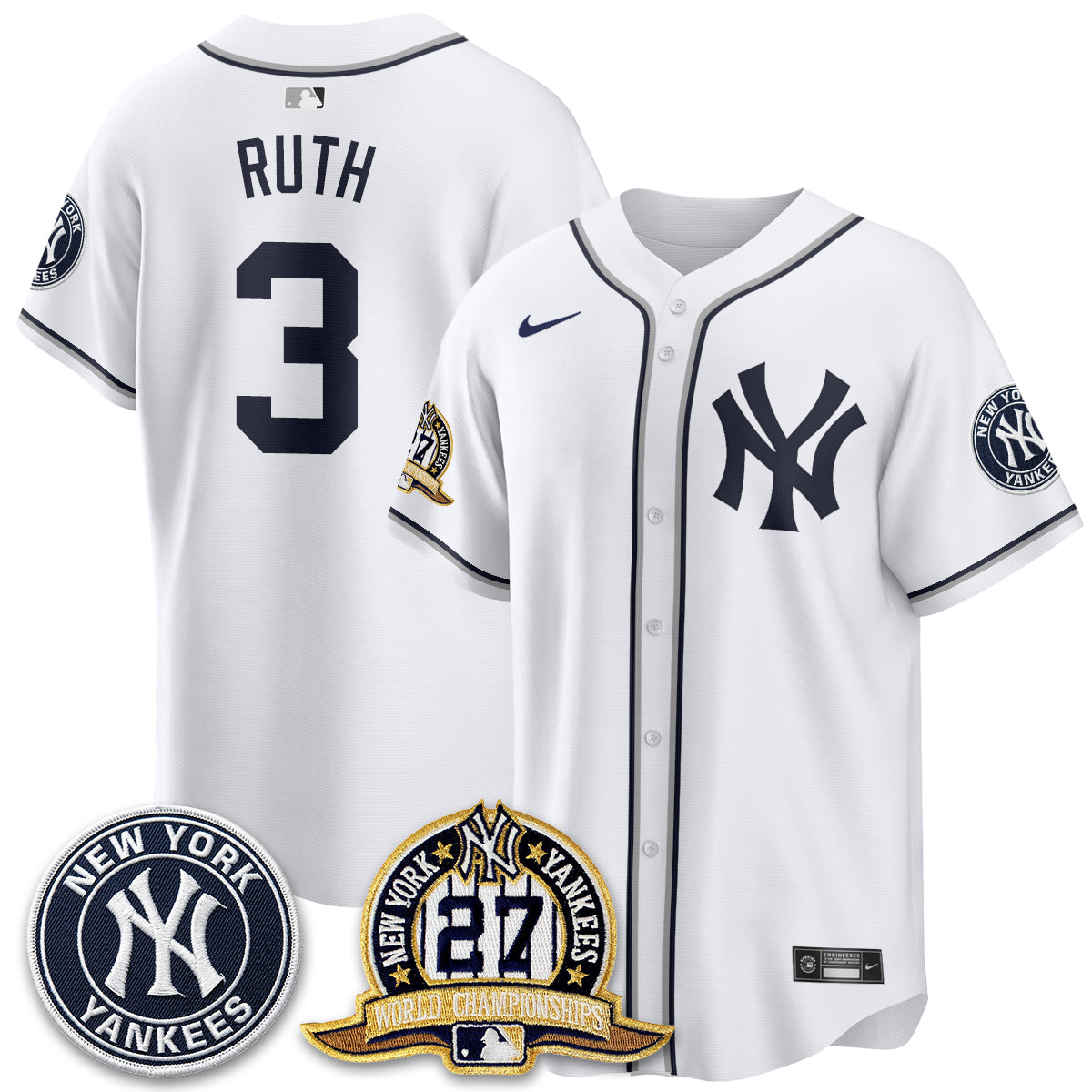 NYY 2026 Baseball Jersey – Championship Edition – All Stitched