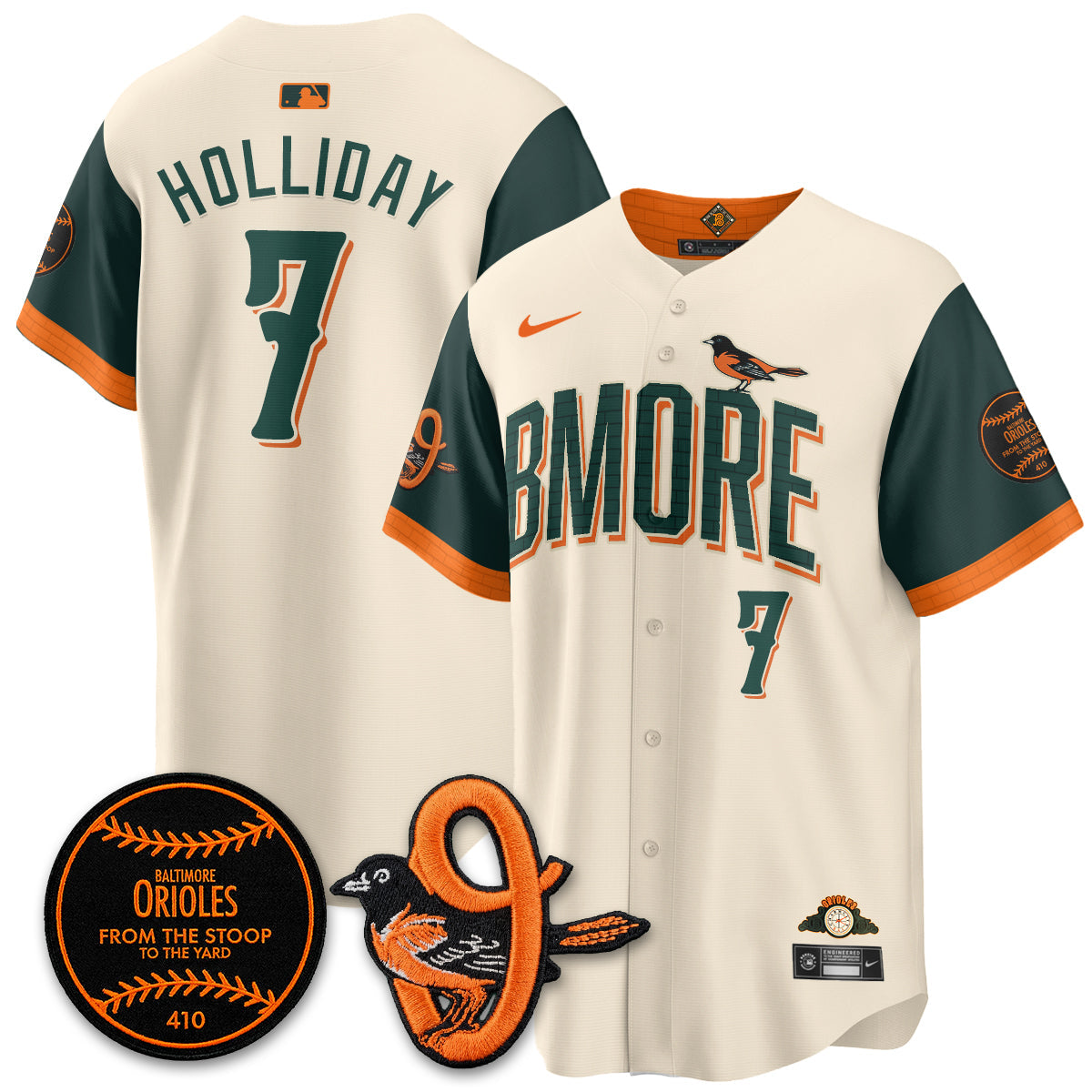 BAL BMORE 2026 City Edition Baseball Jersey – Premium All Stitched