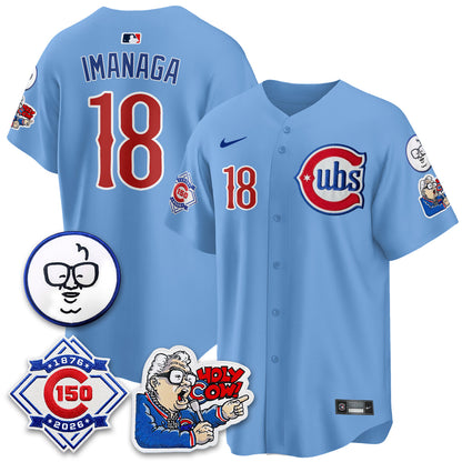 CHC 2026 Baseball Jersey – 150th Anniversary Edition – All Stitched