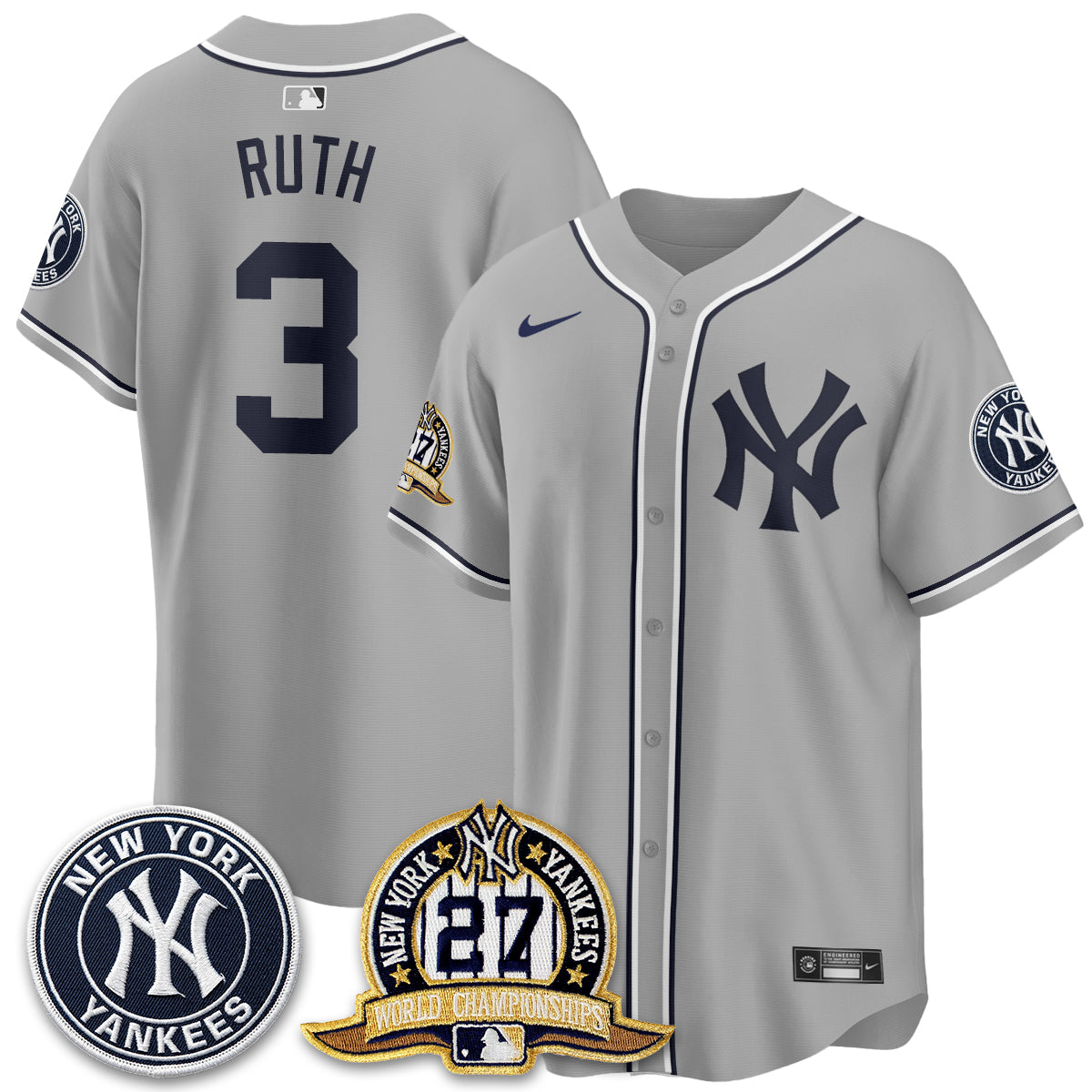 NYY 2026 Baseball Jersey – Championship Edition – All Stitched