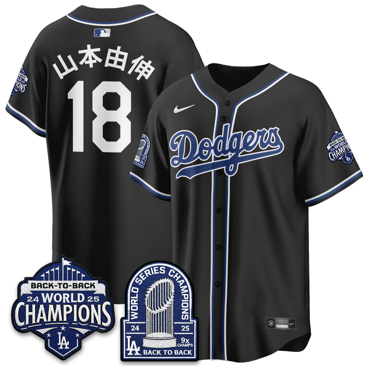 LAD 2026 Baseball Jersey – B2B Champions Style – All Stitched