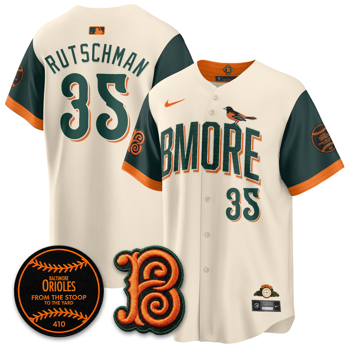 BAL BMORE 2026 City Edition Baseball Jersey – Premium All Stitched