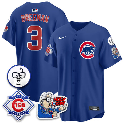 CHC 2026 Baseball Jersey – 150th Anniversary Edition – All Stitched