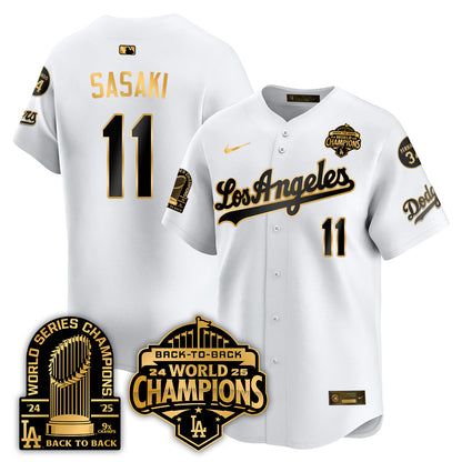 LAD 2026 Baseball Jersey – 9X Champions Commemorative Edition – All Stitched