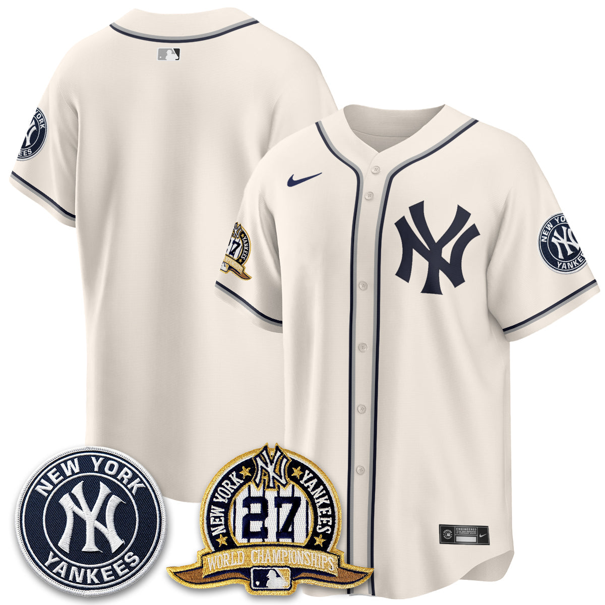 NYY 2026 Baseball Jersey – Championship Edition – All Stitched