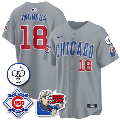 CHC 2026 Baseball Jersey – 150th Anniversary Edition – All Stitched