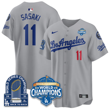 LAD 2026 Baseball Jersey – 9X Champions Commemorative Edition – All Stitched