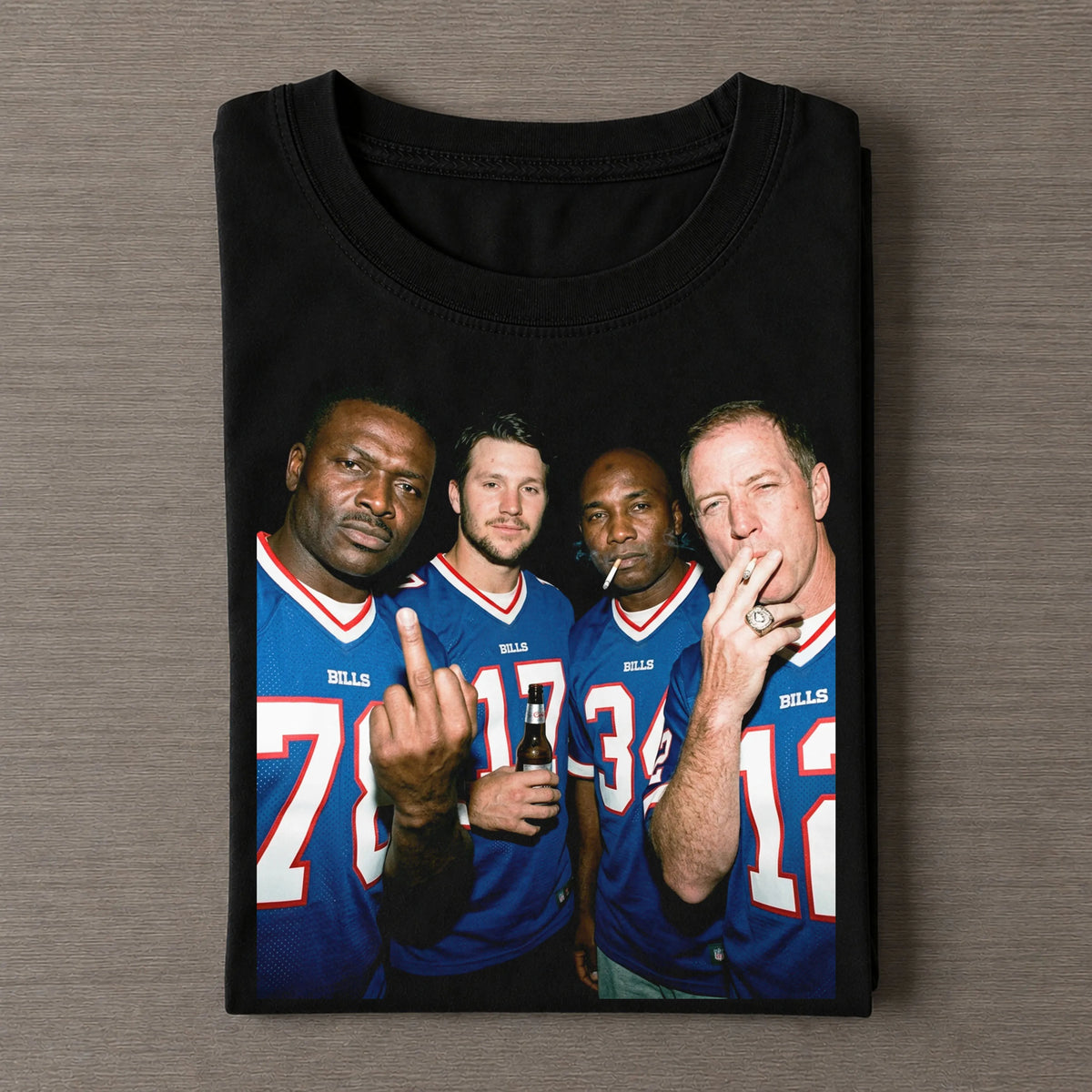 JA & JK & TT & BS Bills Football T-shirt