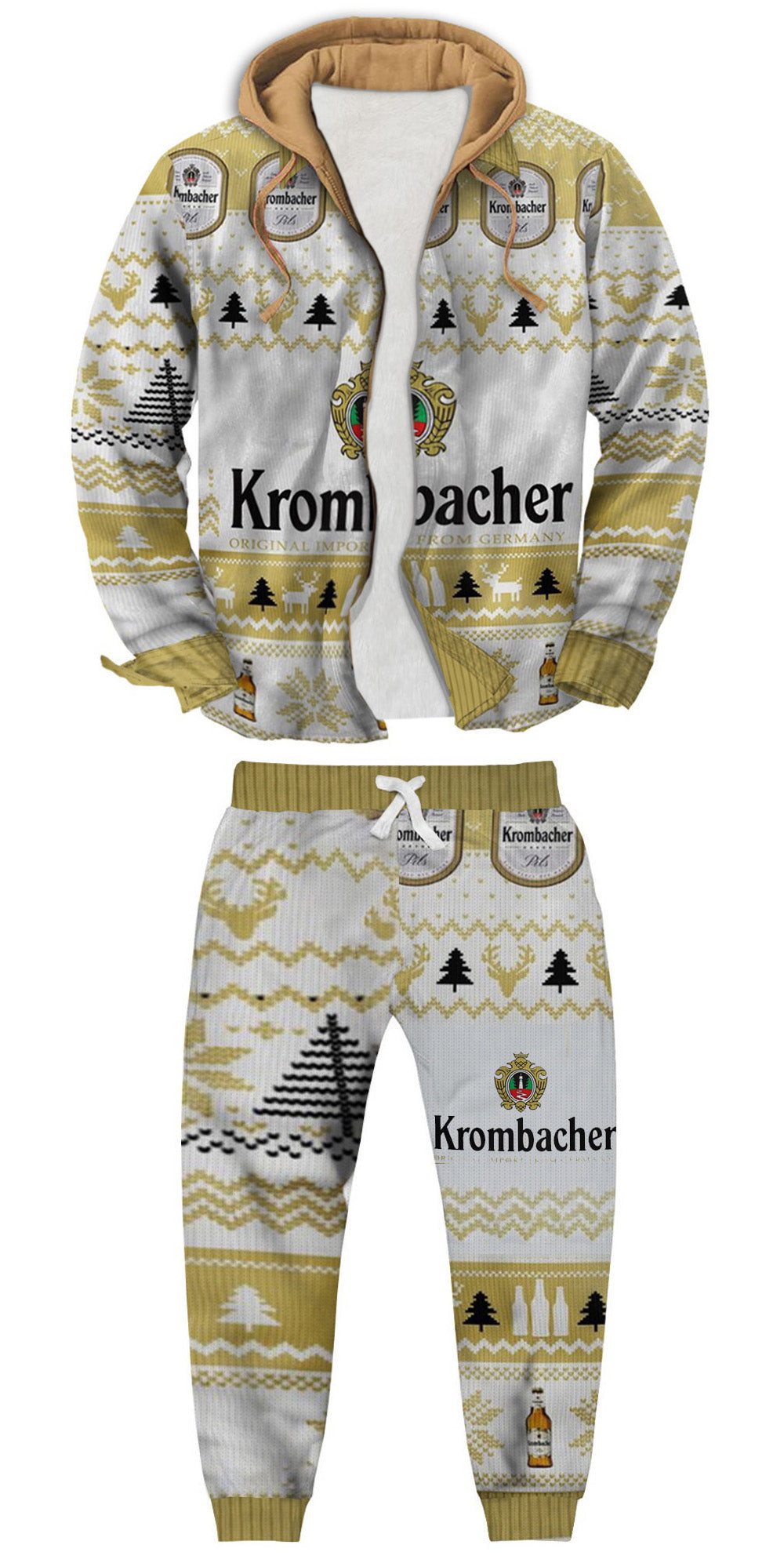 Ugly Zip Hoodie & Sweatpant Set 9367