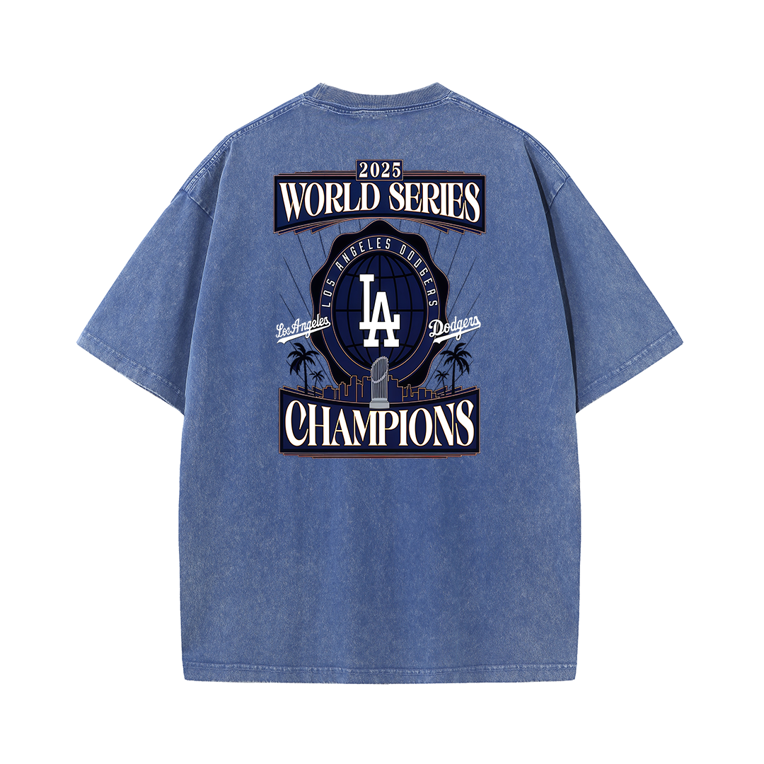 LA Championship Edition Double Print Graphic T-Shirt