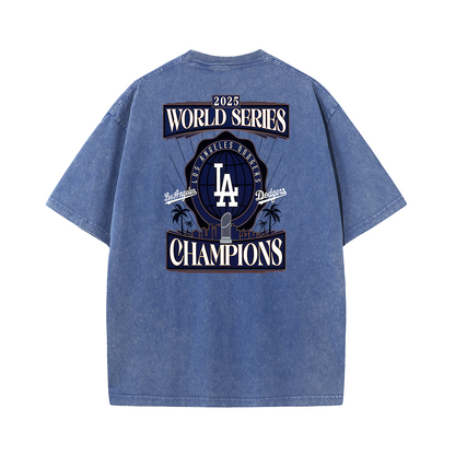 LA Championship Edition Double Print Graphic T-Shirt